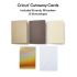 Cricut Cutaway Cards Neutrals Sampler (R10 18pcs) (2009485)